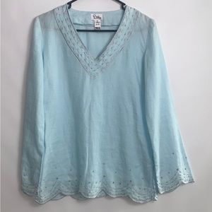 Lilly Pulitzer 100% Linen Beaded